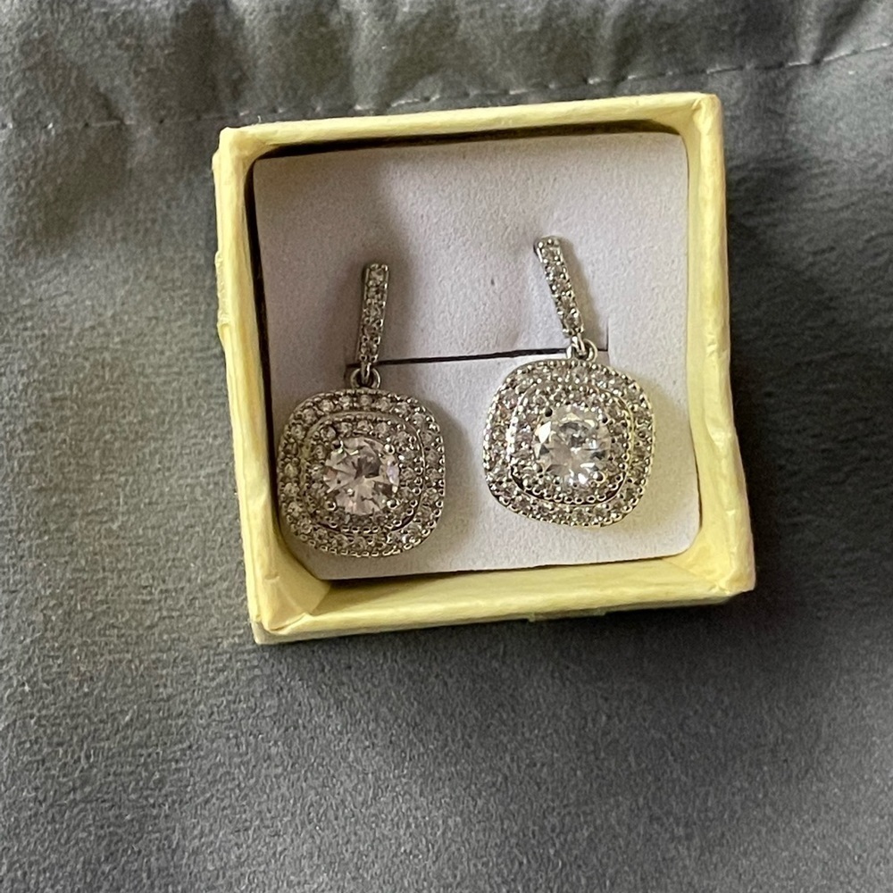 Rockbox Silver Earrings